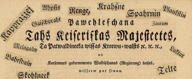 Ventspils muzeja lasītavā: “To pamīlijas-vārdu, ko Kurzemes zemniekiem būs pieņemt”: 190 gadi Kurzemes latviešu uzvārdiem