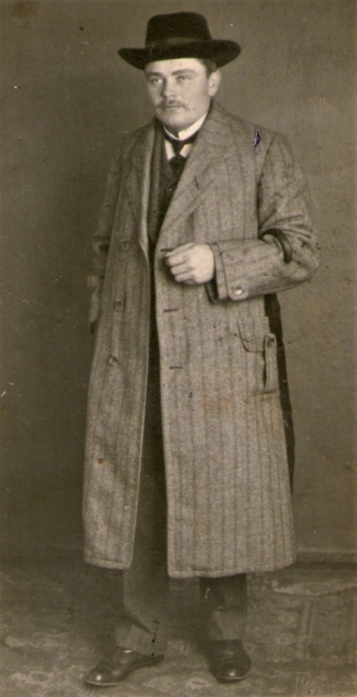 Fricis Asaris. Fotogrāfija uzņemta ap 1913. gadu