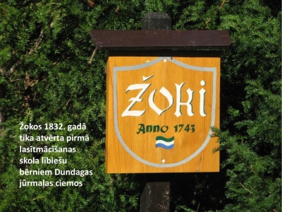 Žoki uzraksts uz plāksnes