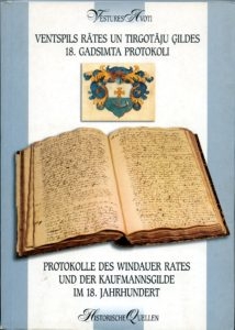 Ventspils rātes un tirgotāju ģildes 18. gadsimta protokoli
