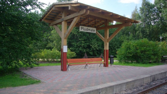 Nojume pieturas punktā Pludmale