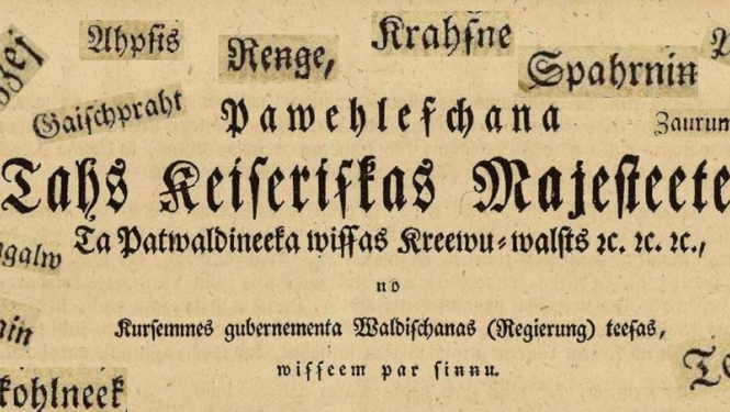 Ventspils muzeja lasītavā: “To pamīlijas-vārdu, ko Kurzemes zemniekiem būs pieņemt”: 190 gadi Kurzemes latviešu uzvārdiem