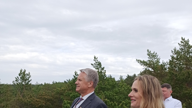 Ventspils muzejā viesojās kultūras ministrs Nauris Puntulis