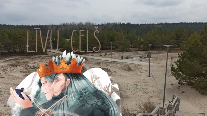 Atrastā Latvija. Ventspils muzejs Līvu ceļā un spēle, kas ietver vietas no visas Latvijas