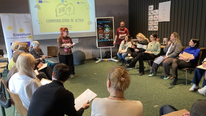 Muzejs kustībā: Apmācības starptautiskajā apmācību kursā “Communication in Action”