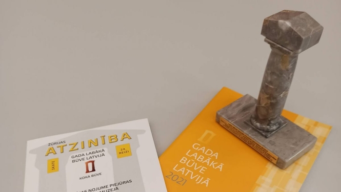 Laivu māja saņem būvnieku atzinību