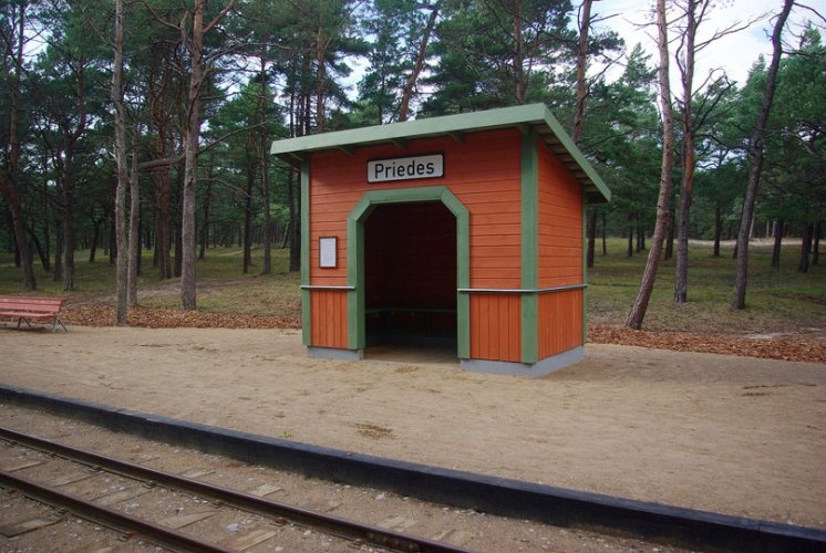 Nojume pieturas punktā Priedes