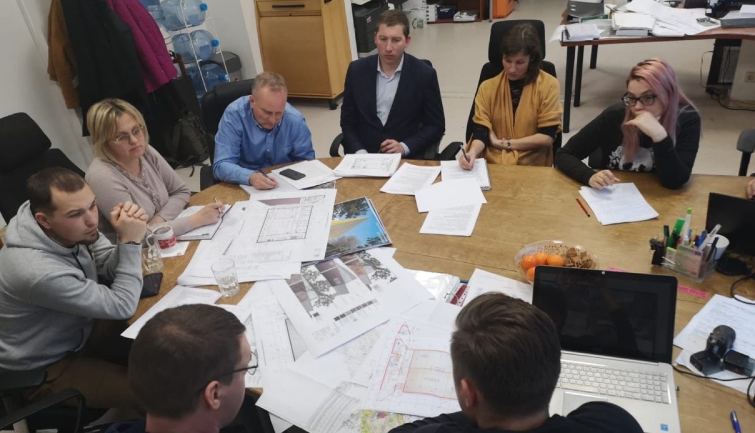 Tikšanās ar Piejūras brīvdabas muzeja jaunās ēkas projektētājiem