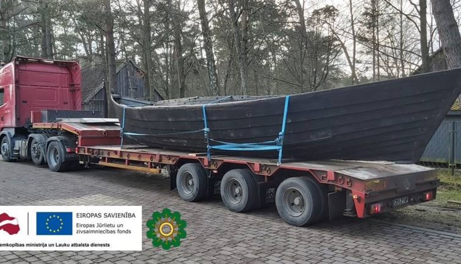Arī Oskara laiva ceļā uz restaurāciju