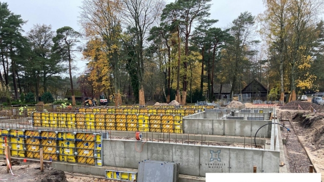 Ventspils Piejūras brīvdabas muzejā notiek aktīva jaunās muzeja ēkas celtniecība